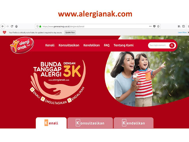 tanggap alergi dengan 3k kenali, konsultasikan dan kendalikan