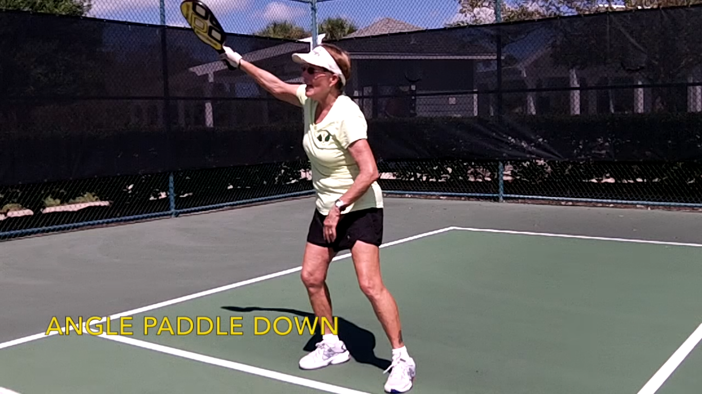 A Pickleball Life Adding to the Block Volley Against Bangers