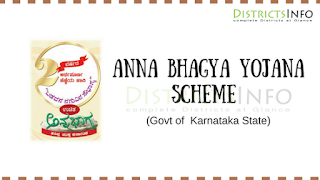 Anna Bhagya Yojana Scheme