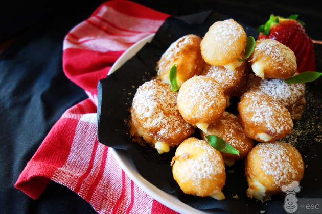 Cómo hacer buñuelos rellenos de forma fácil con hojaldre | El Saber  Culinario