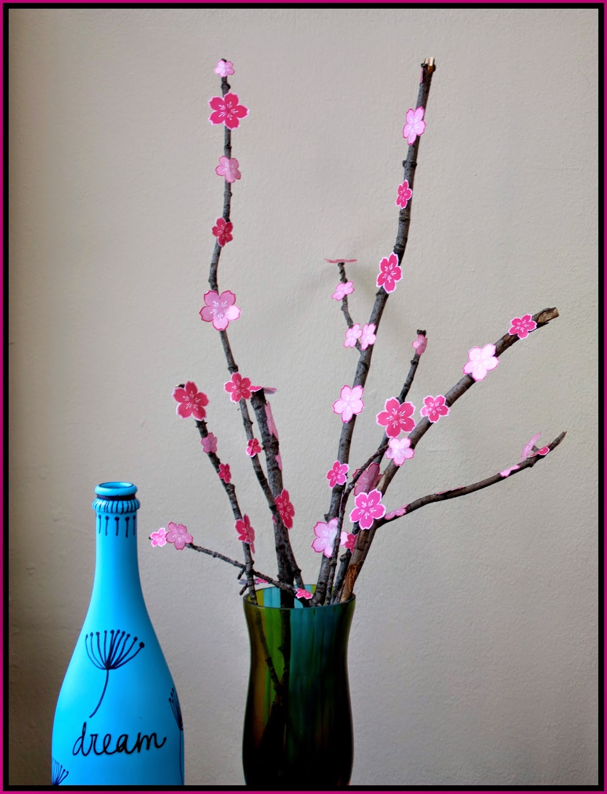 A Kaleidoscopic Dream DIY Cherry Blossom decor