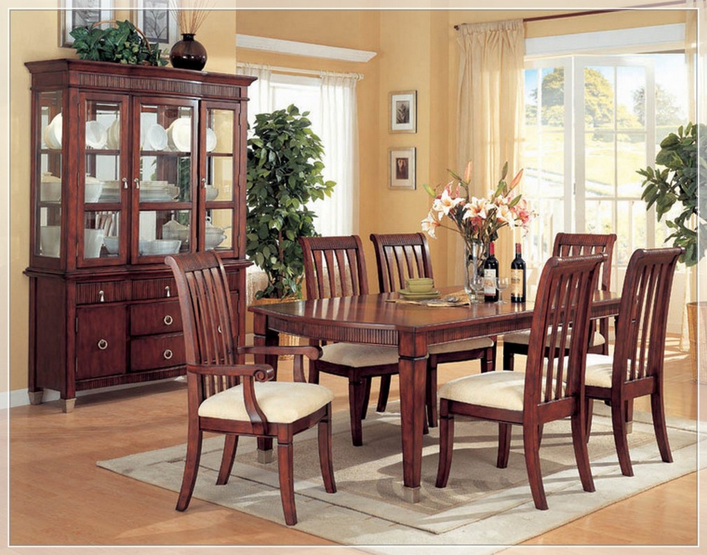 home design ideas dark cherry dining room set