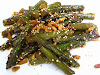 Asparagus and Oriental Tamari Dressing with Pine Nuts