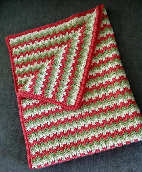Free Crochet Patterns interlockingblock Stitch Baby Blanket