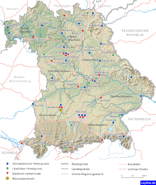 Leylinien österreich karte