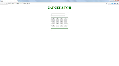 Computer Programming: Calculator implementation in HTML using Javascript