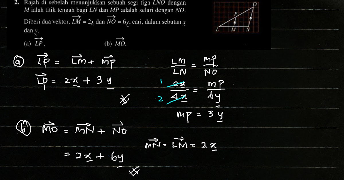 Soalan Vektor Tingkatan 4