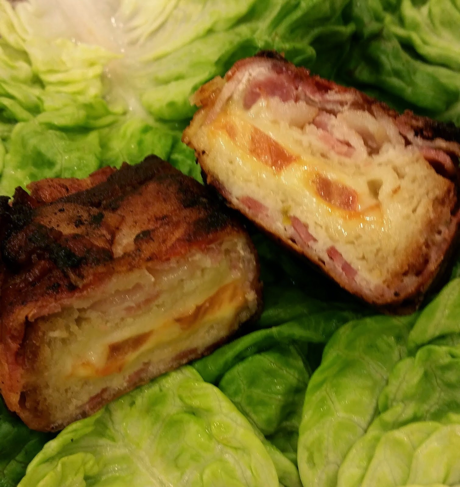 World Class Cooking Bacon Wrapped Pepper Jack Grilled Cheese with