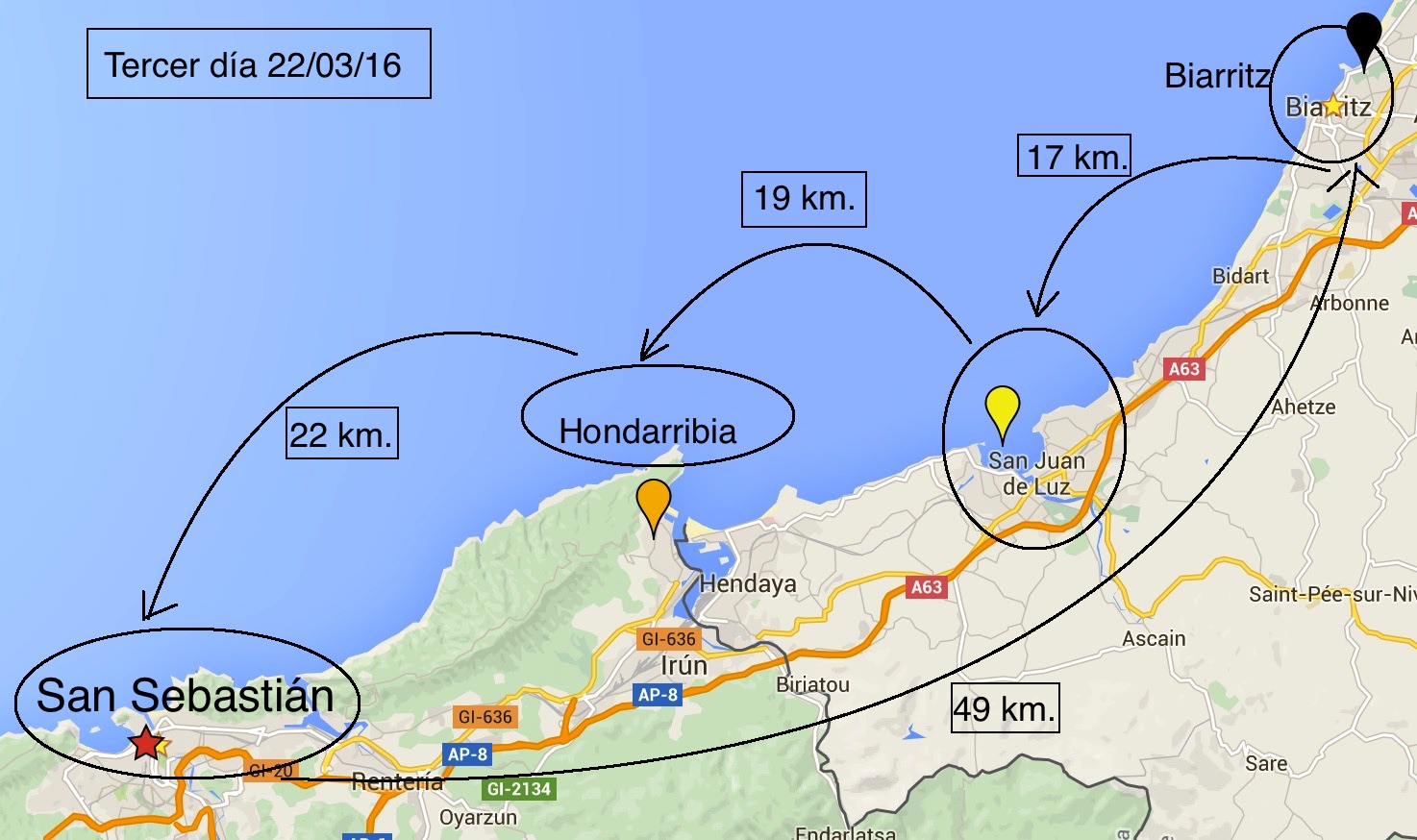 5 días en San Sebastián y alrededores 3r día La Costa Vasco Francesa Biarritz