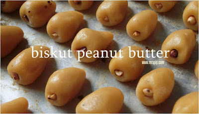Resepi Mudah Biskut Peanut Butter
