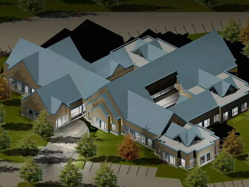 Plan for Administration Building Divides County Northwest of Edmonton