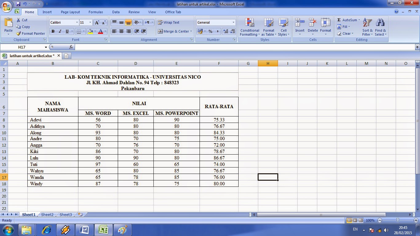 cara, belajar, mengurutkan, data, di, microsoft, excel