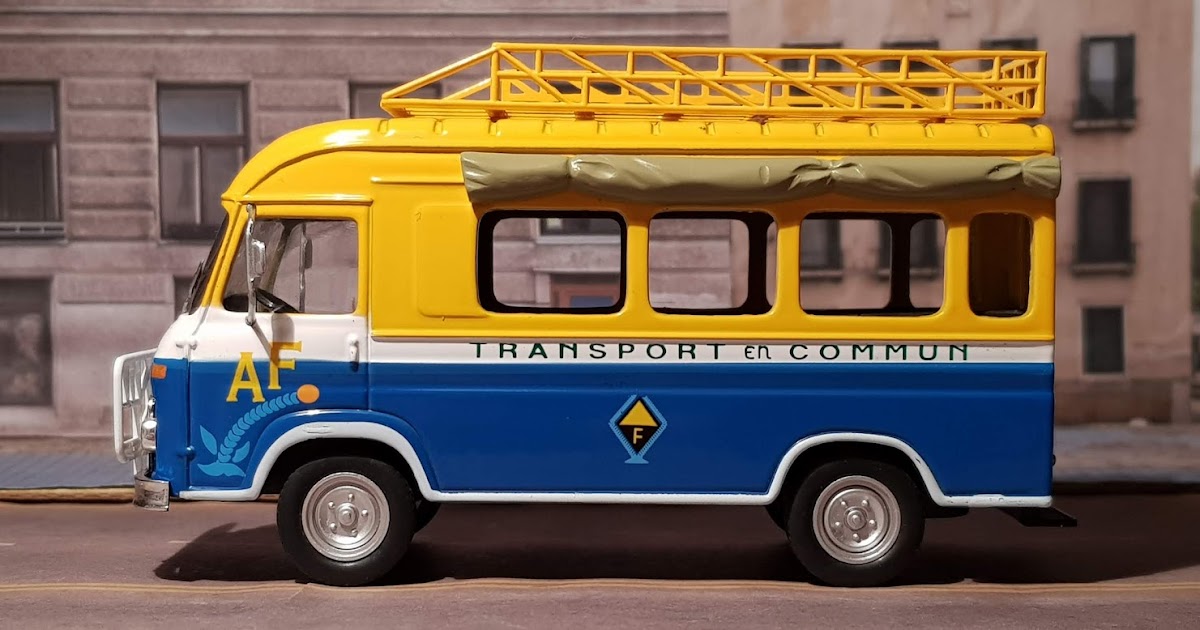 Modèle Réduit Métal IXO 1:43 Renault Goélette Dakar 1975 - Collection Voiture Ancienne