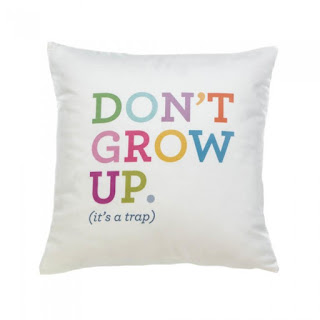 Dont Grow Up Decorative Pillow - Giftspiration