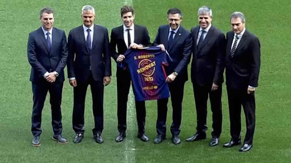 Oficial: El FC Barcelona renueva hasta 2022 a Sergi Roberto