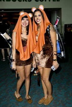 sexy girls dressed as ewoks sexy ewok girls