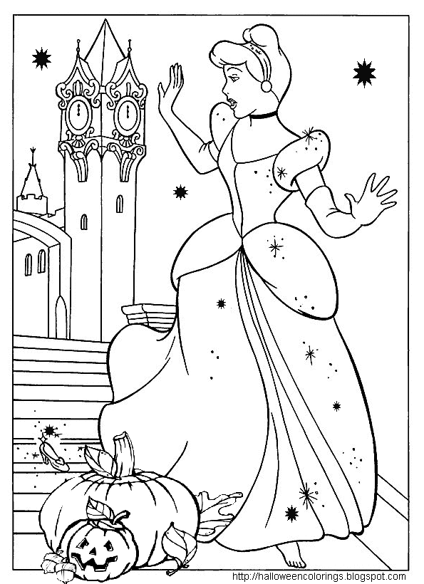 baby disney halloween coloring pages - photo #19