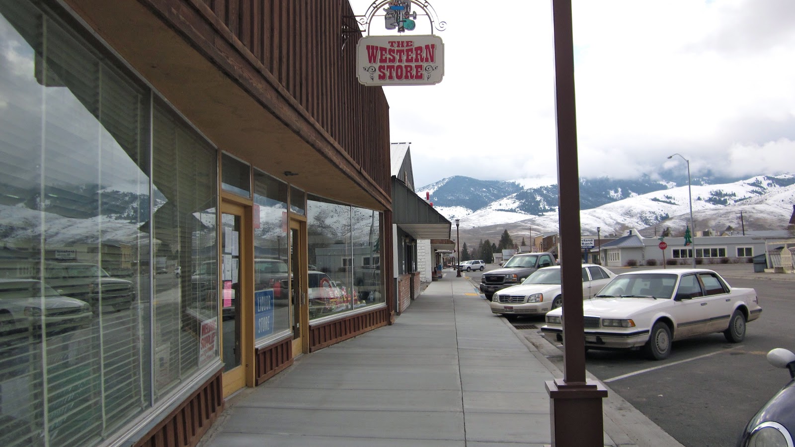Mackay, Idaho 83251 Western Store on Mackay Main Street December 14 2012