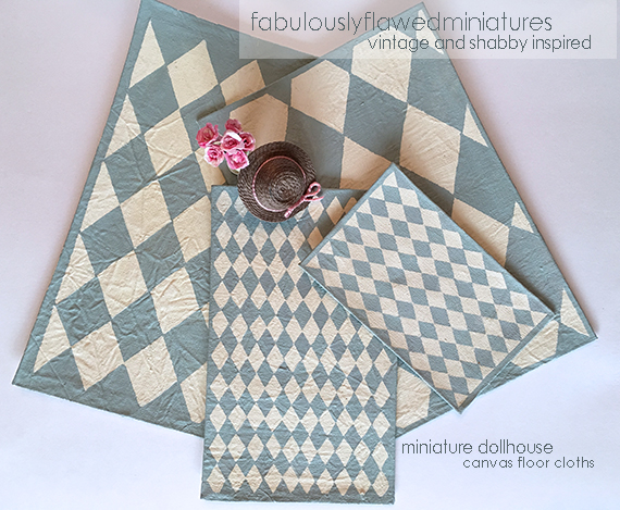 Fabulously Flawed Miniatures Miniature Dollhouse Hand Painted