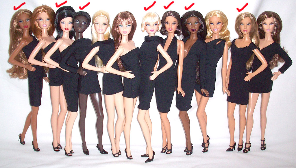 barbie black dress collection