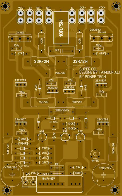  PCB Layout Design Amplifier Tone Control etc 