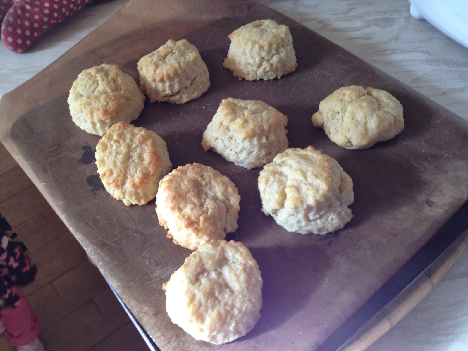 homemade American biscuits