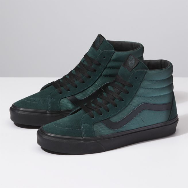 metallic green vans