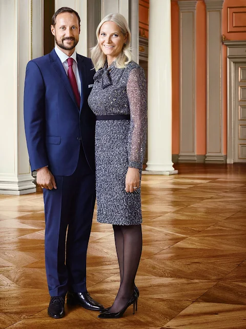 New photos of the Crown Prince Haakon and Crown Princess Mette-Marit of Norway.