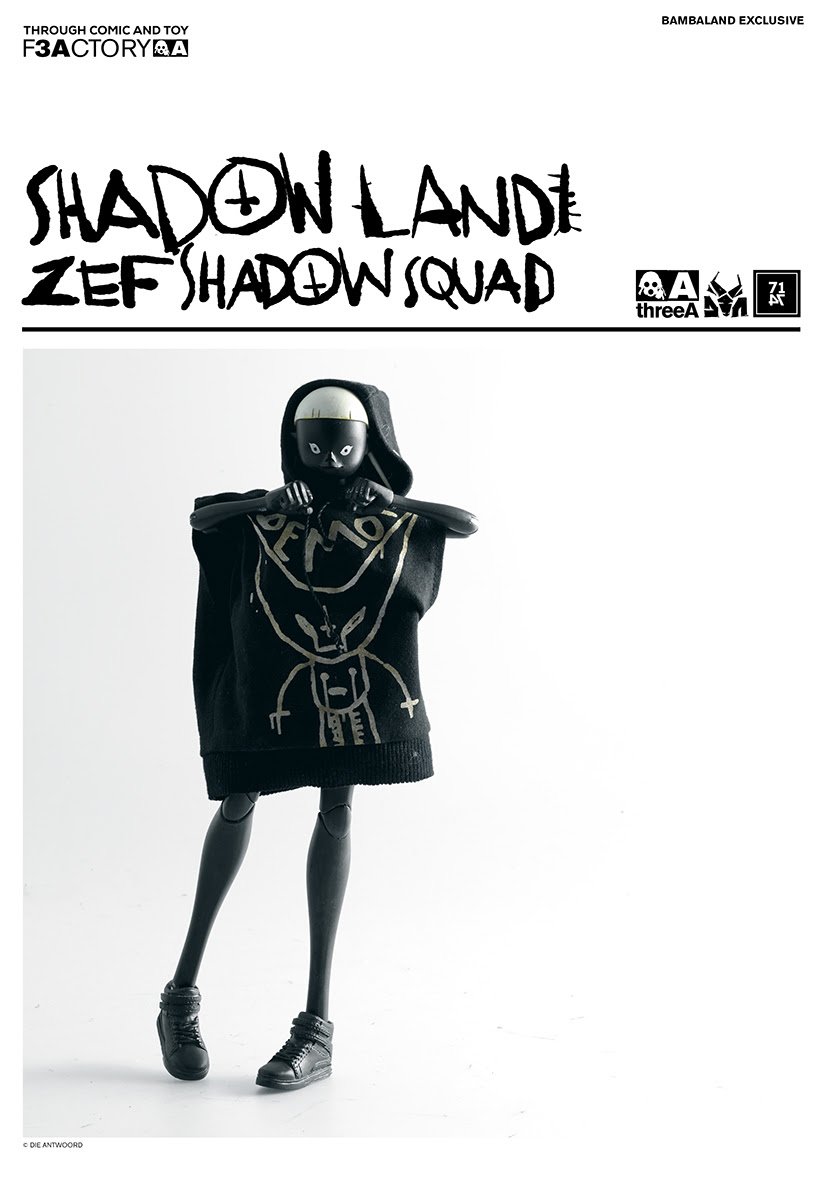 ZEF SHADOW SQUAD NINJI & LANDI by ThreeA Toys x Die Antwoord ...