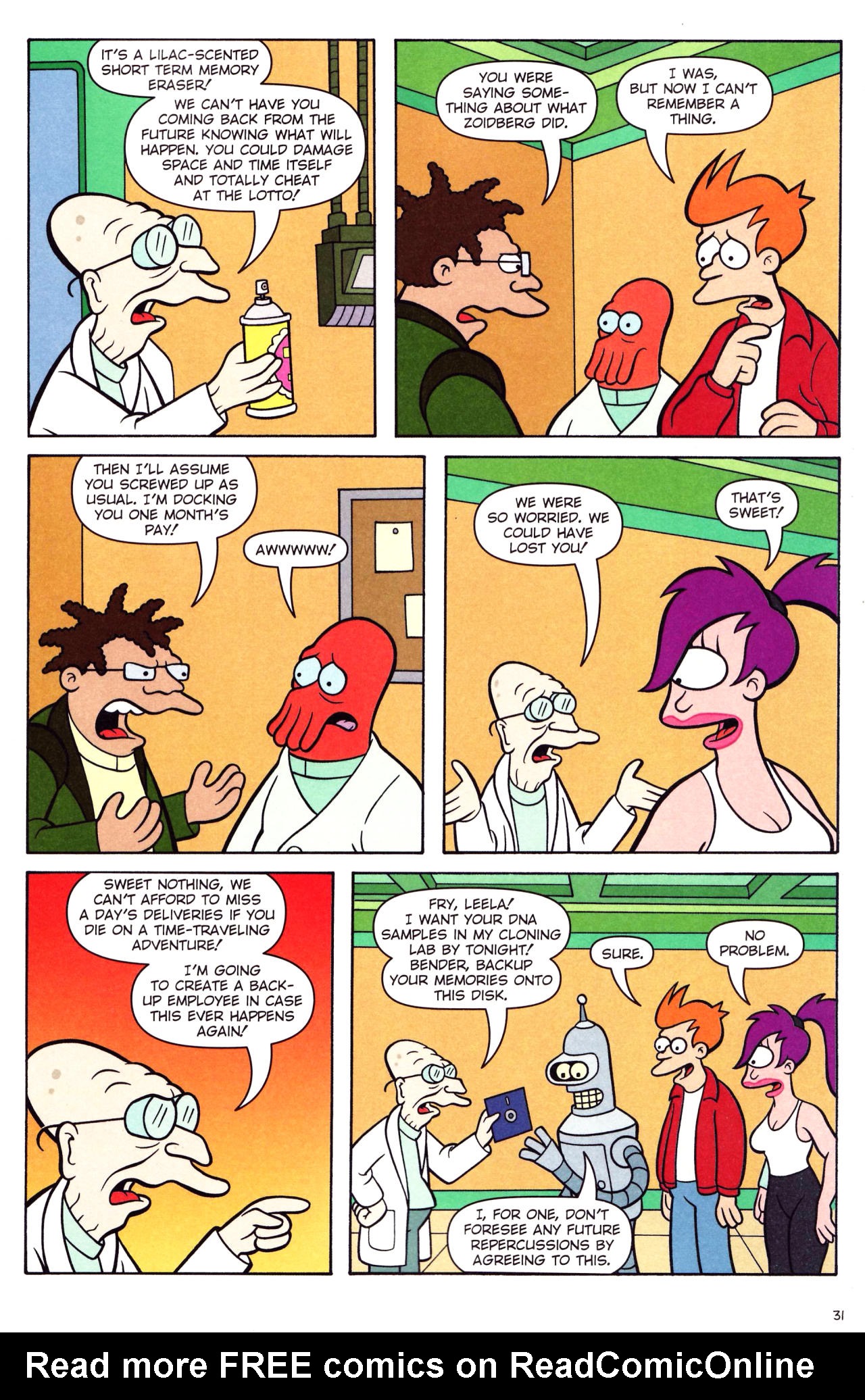 Read online Futurama Comics comic -  Issue #32 - 26