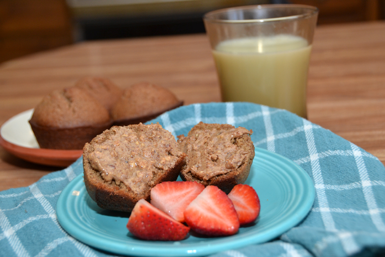 cindyshealthymeals Fun with Flour Mill Teff & Brown Rice Muffins