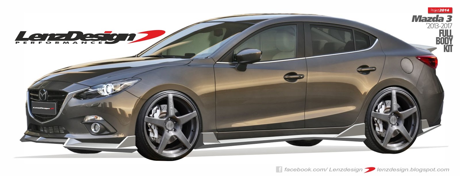 Mazda 3 Bm Lenzdesign Bodykit 2013 2019