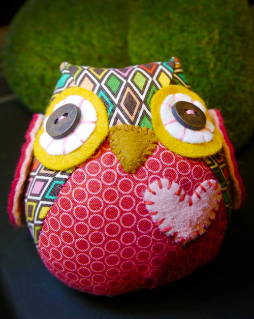 Printable Fabric Owl Pattern Free