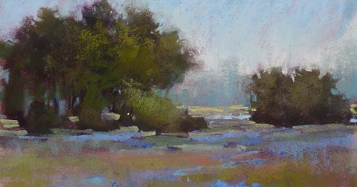 Painting My World The Trick for Painting a Flower Meadow in Pastel and Oil