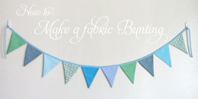 Glorious Treats How To Make A Fabric Bunting