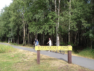Bicycle trail in Anchorage