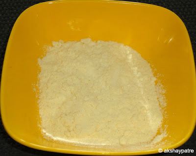 milk powder in a bowl