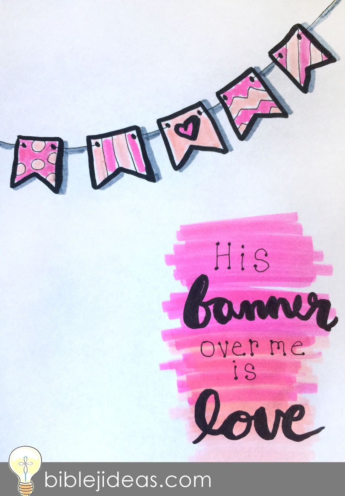 Bible Journaling Ideas A Simple Banner You Can Draw Today