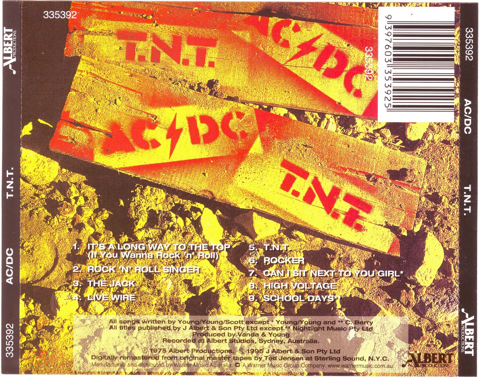 Capas de CDs e DVDs de Rock Online!!!: ( Capa / Cover) AC/DC - T.N.T.