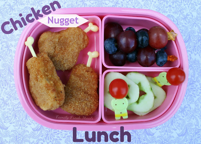bento love: chicken nugget lunch