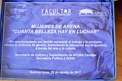 Reconocimiento al grupo de teatro de Villa La Angostura "CUANTA BELLEZA HAY EN LUCHAR"