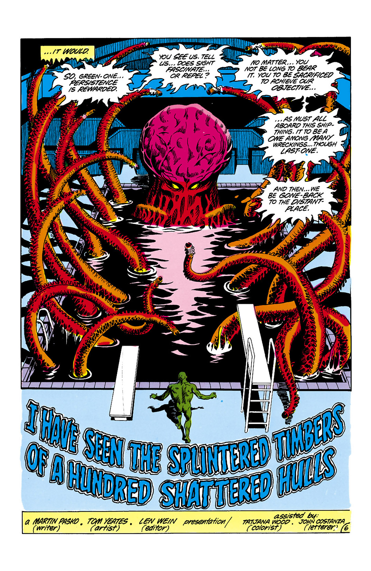Read online Swamp Thing (1982) comic -  Issue #7 - 7
