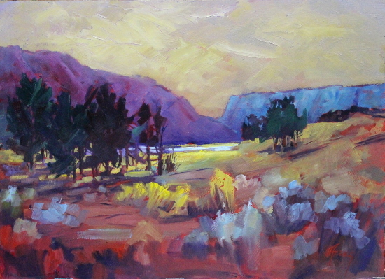 Daily Painters Abstract Gallery Mountain Landscape Impressionist