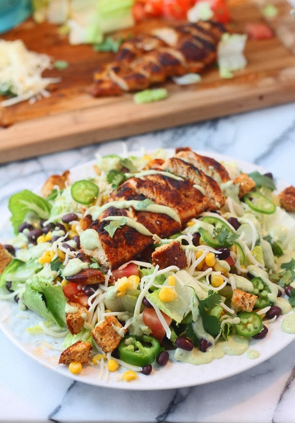 Cooking Recipes Southwest Chicken Salad with Healthy Avocado