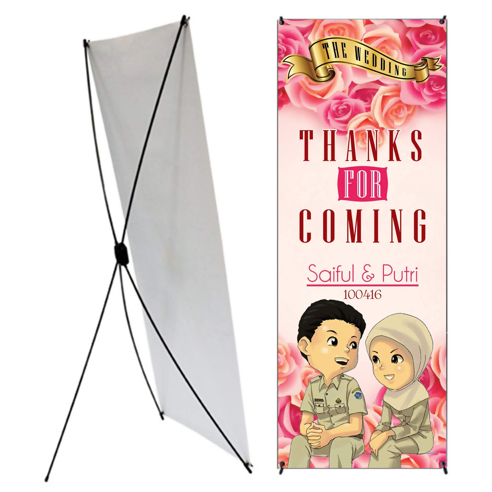 Ardjuna Grafika Desain XBanner Pernikahan