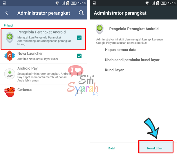 solusi akun android tidak bisa dihapus