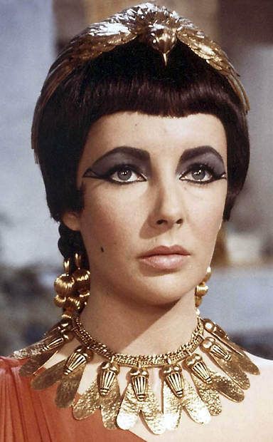 Enfeite de cabelo egípcio, Cleopatra filme, Elisabeth Taylor, acessórios
