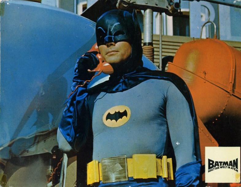Rare Color Photos of Adam West and Burt Ward in "Batman" (1966
