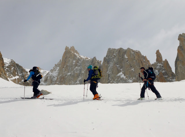 Esqui de montaña Alpes:Grands Montets-Aguille de Argentiere