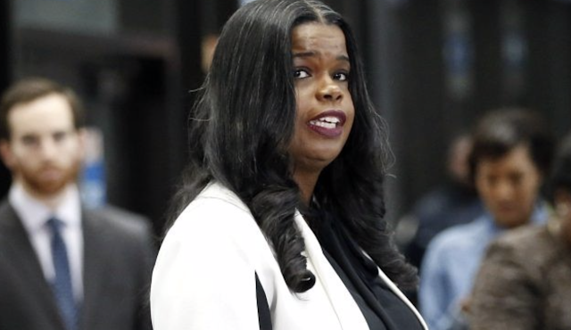 Watch: Kim Foxx Remains Silent as Supporter Calls Chicago Police 'Blue Klux Klan'